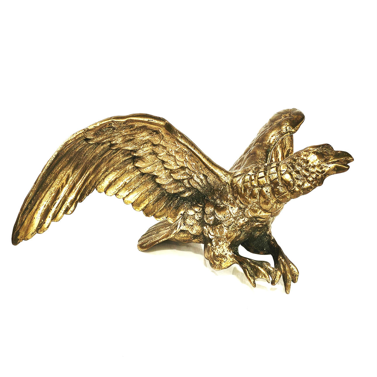 Eagle-like paperweight made of solid bronze.