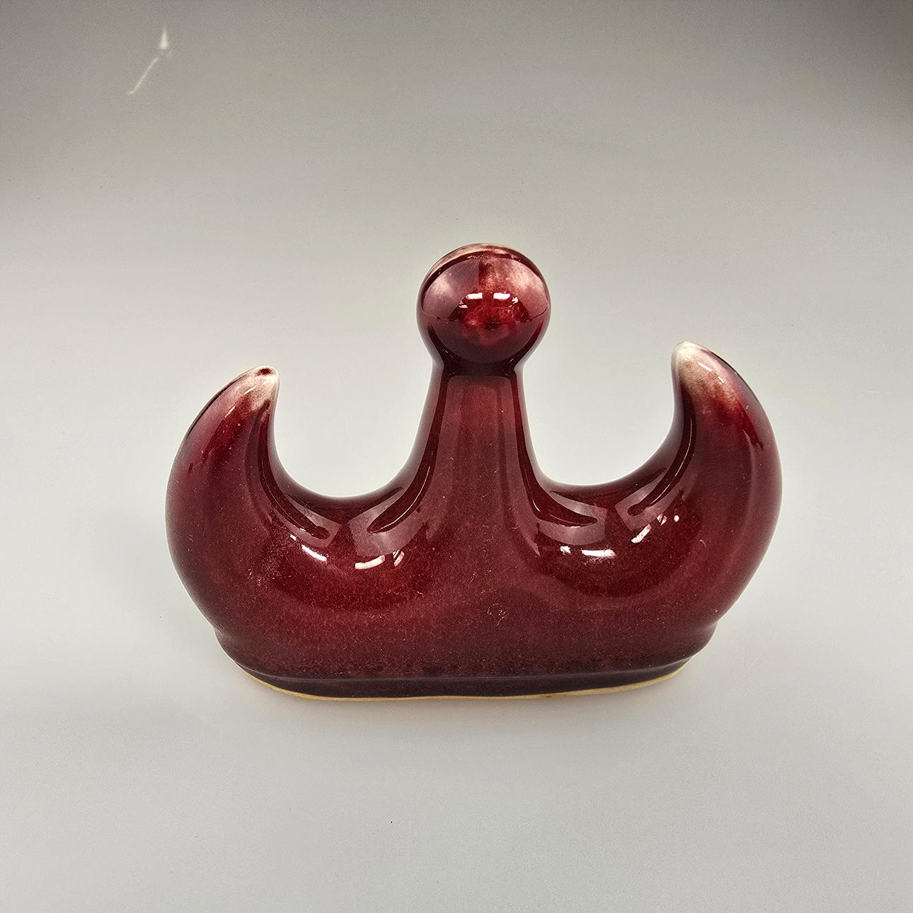 PINSELABLAGE - CHINA, OCHSENBLUTGLASUR.