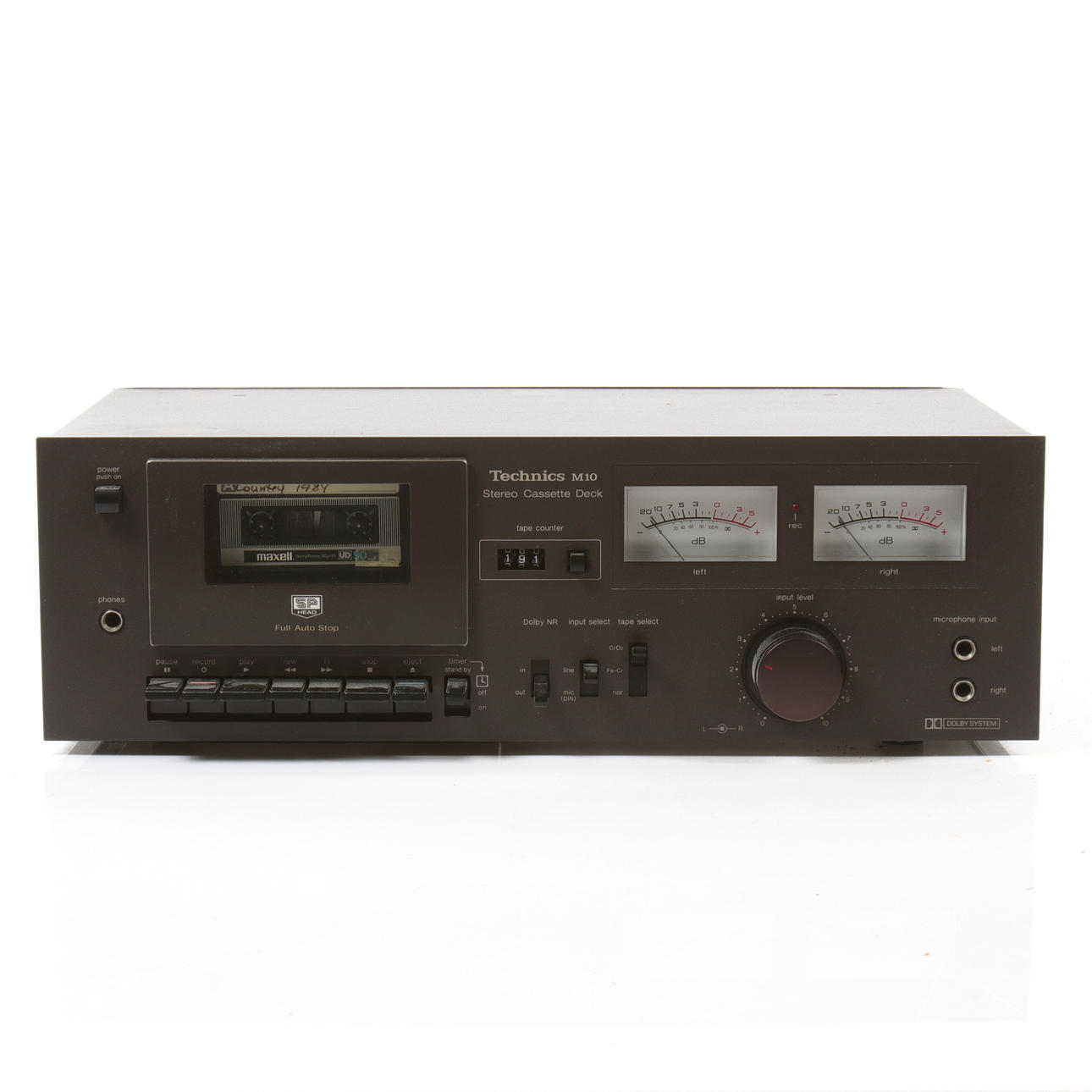 KASSETTENDECK, RS-M10, Technics, Japan. 1978—1980.