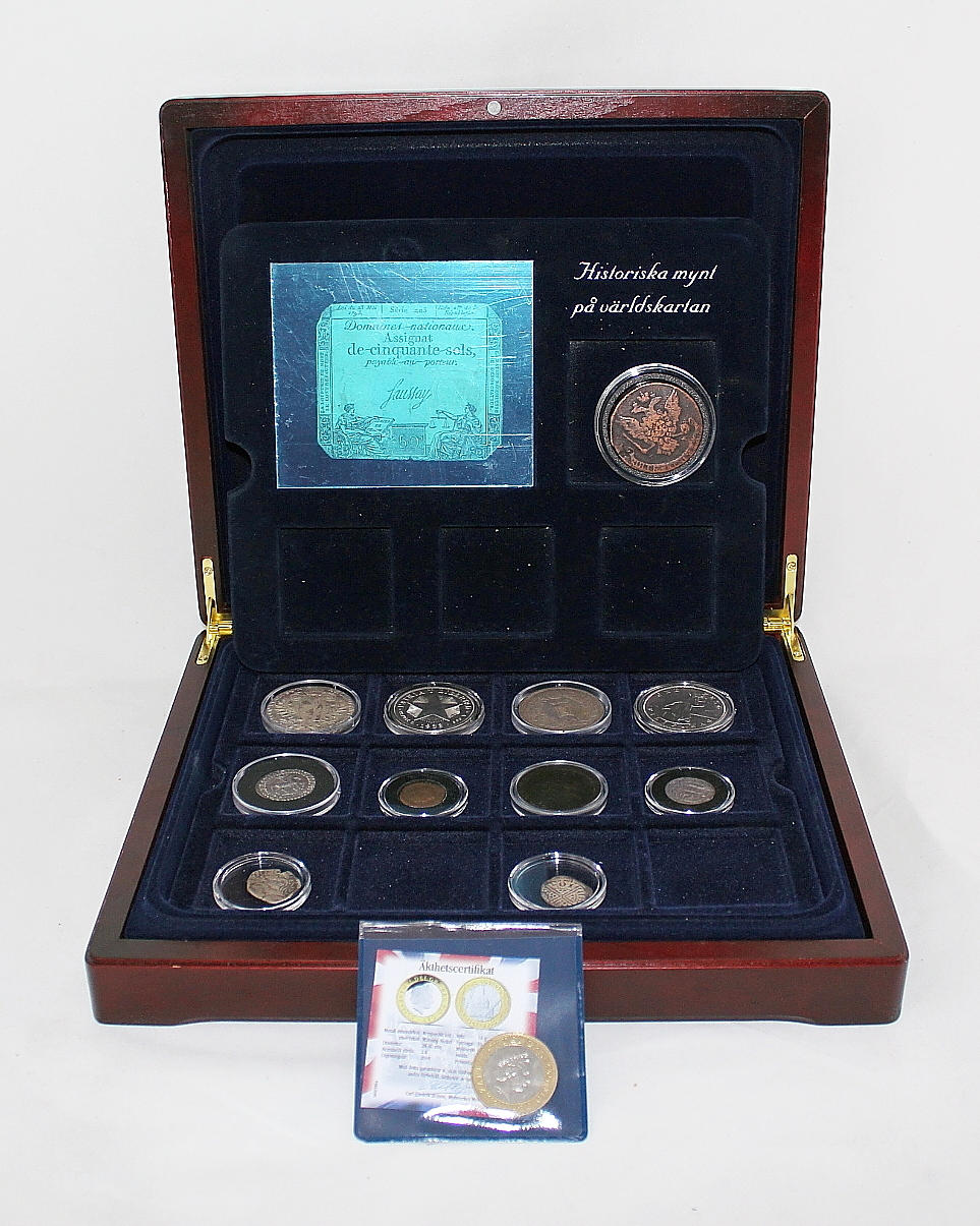 MYNT, 12 st. från medeltiden till 1900 talet.