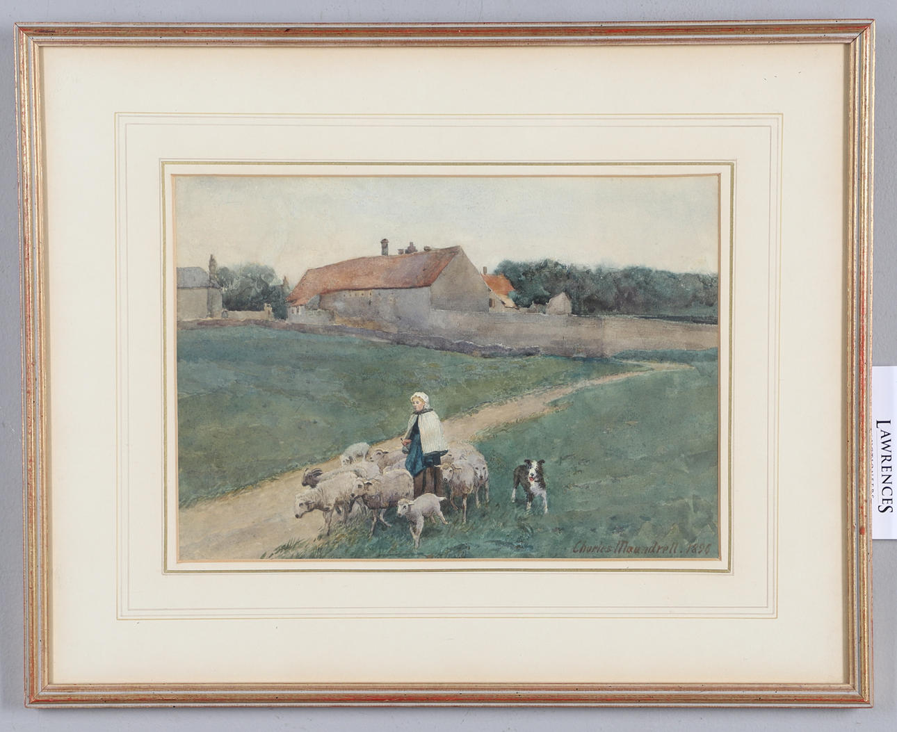 CHARLES GILDER MAUNDRELL (1860-1924). PASNING AF FÅR.