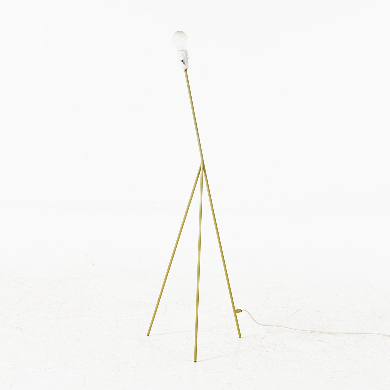 A mid 20th century floor map, metal frame.