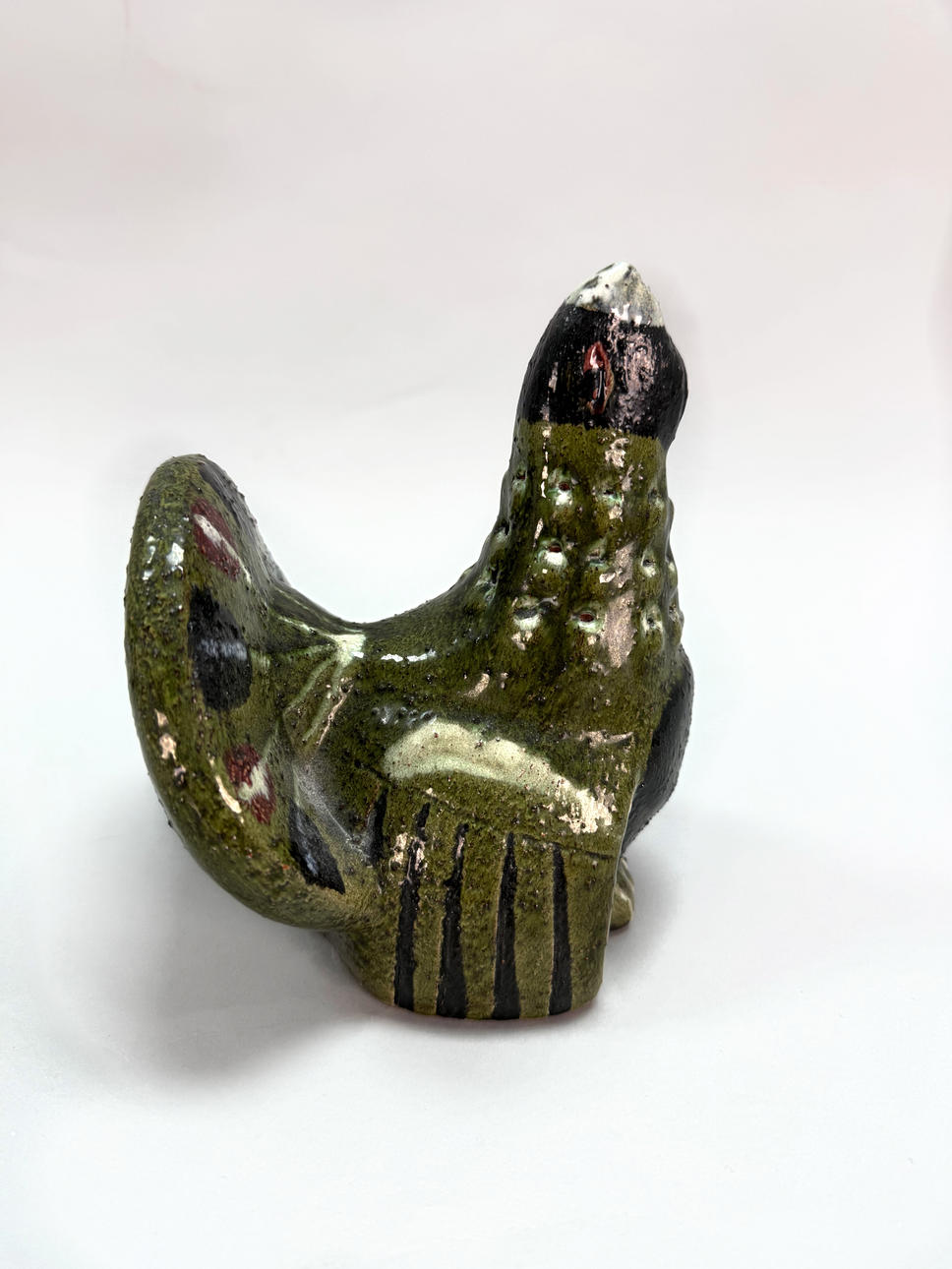 THOMAS HELLSTRÖM. TJÄDER FIGURINE - Ceramics, Nittjö.