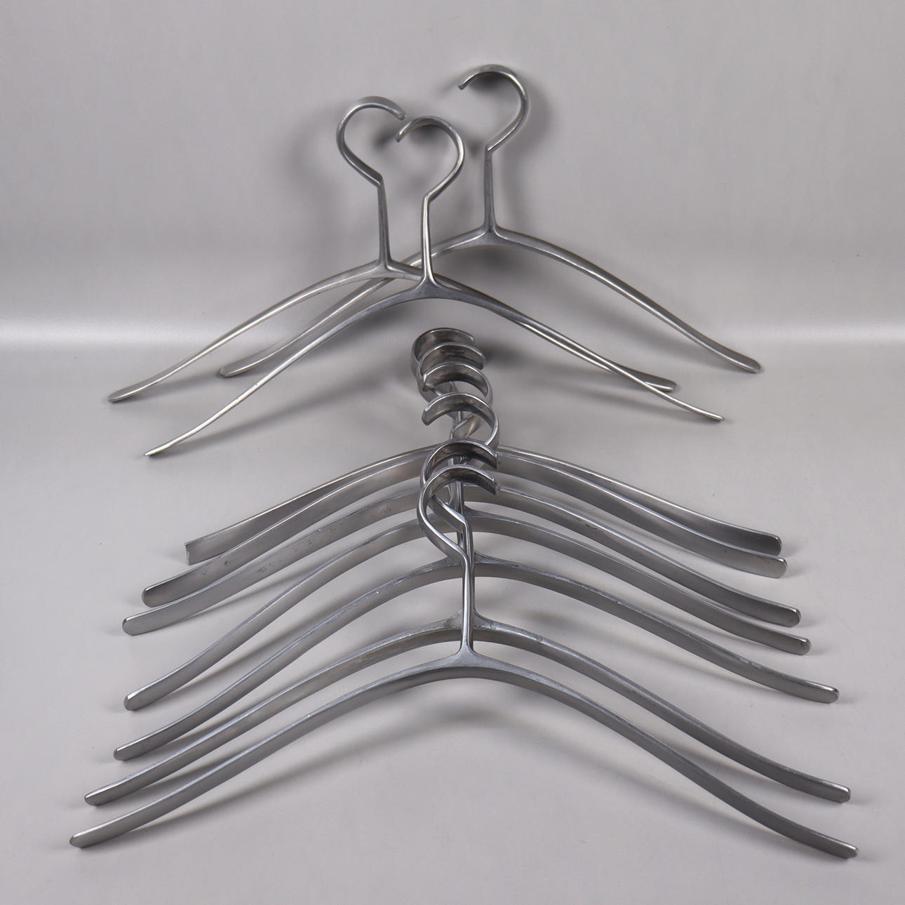 KLÄDHÄNGARE, aluminium, 10st.