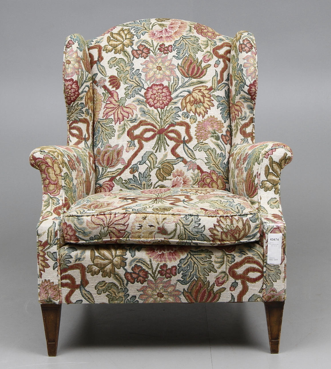 FÅTÖLJ, Öronlappsmodell, 1920-30-tal.