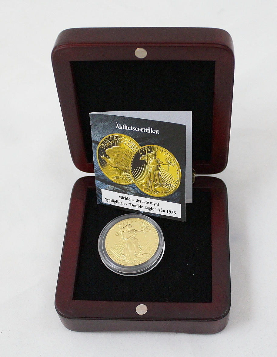 MYNT, guld, "double Eagle " 1933.