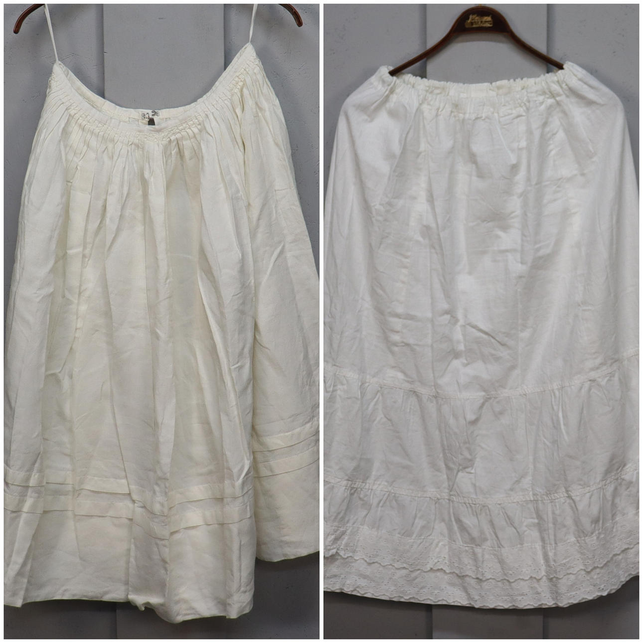 UNDERKJOL för härads -/folkdräkt, 2st.