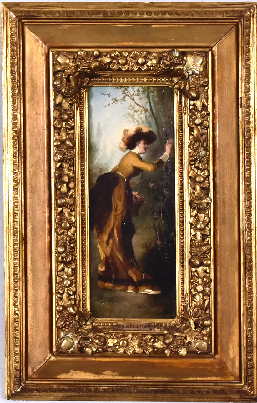 OIDENTIFIERAD KONSTNÄR. Oil on panel.