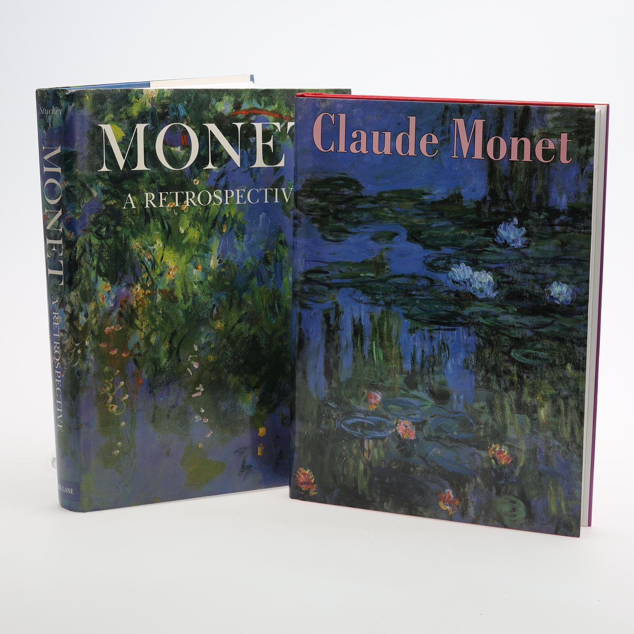 2 books about Claude Monet.