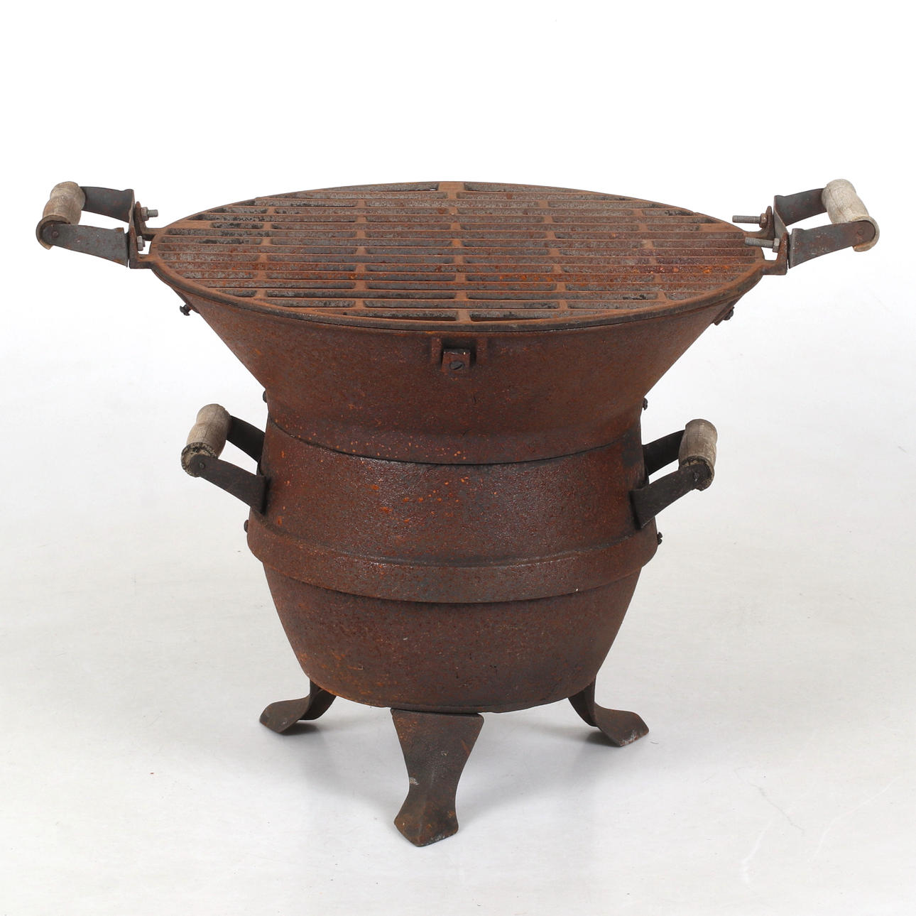 PORTABEL GRILL, metall, 1900-talets andra hälft.