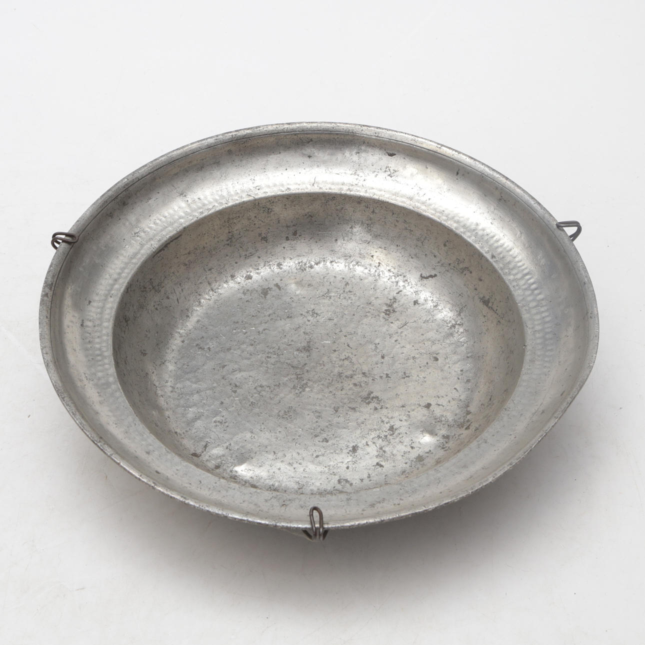 A tin barrel, probably 17th/19th century.