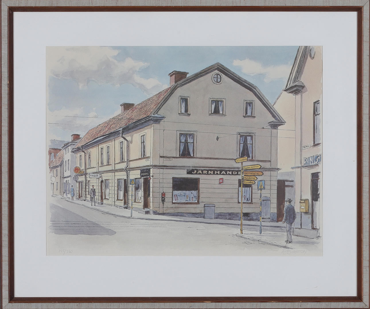 ROLF ERIKSSON. lithograph in colours, signed and numbered 155/360.