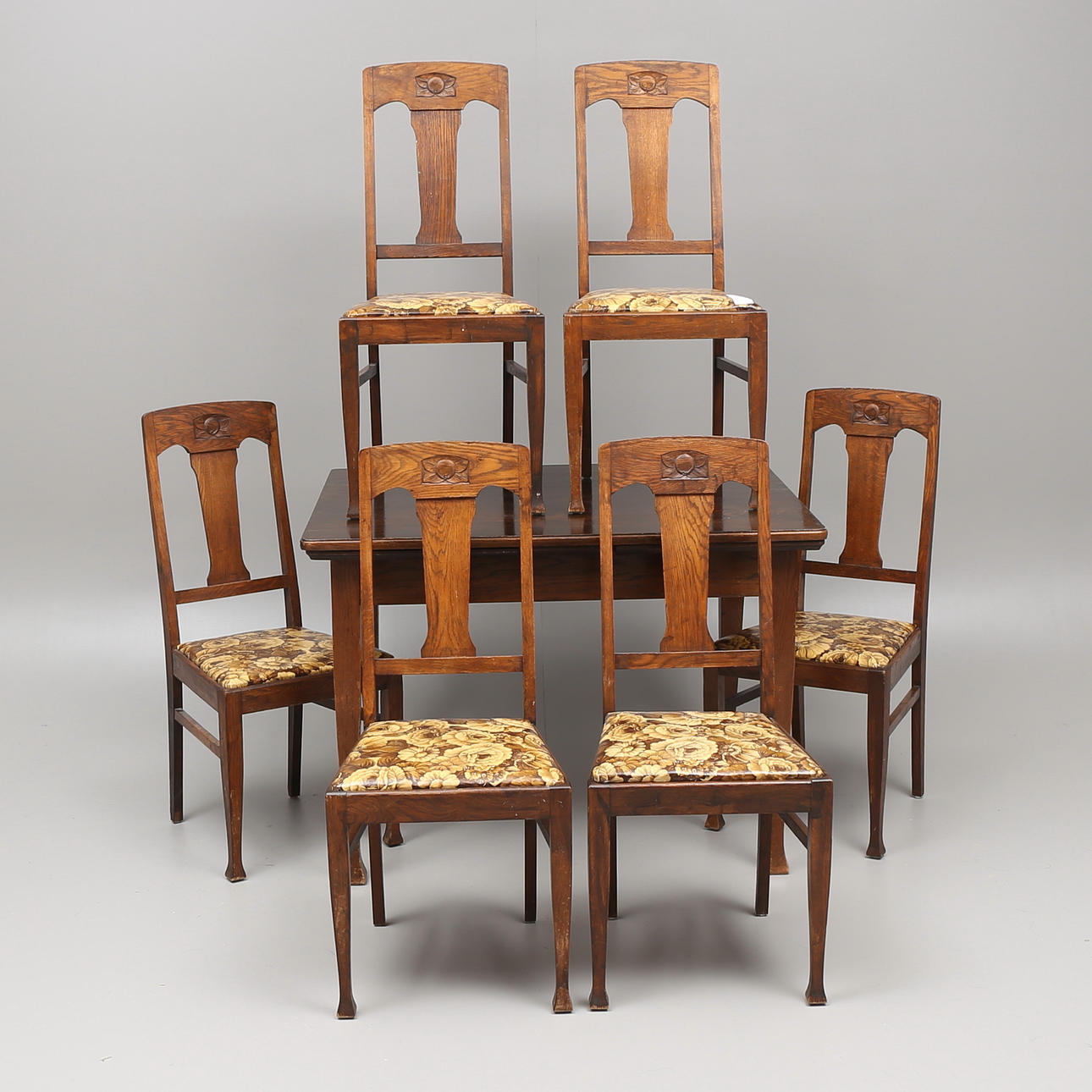 MATSALSGRUPP, 7 delar, ek, "Äpplet", 1900-talets första kvartal.