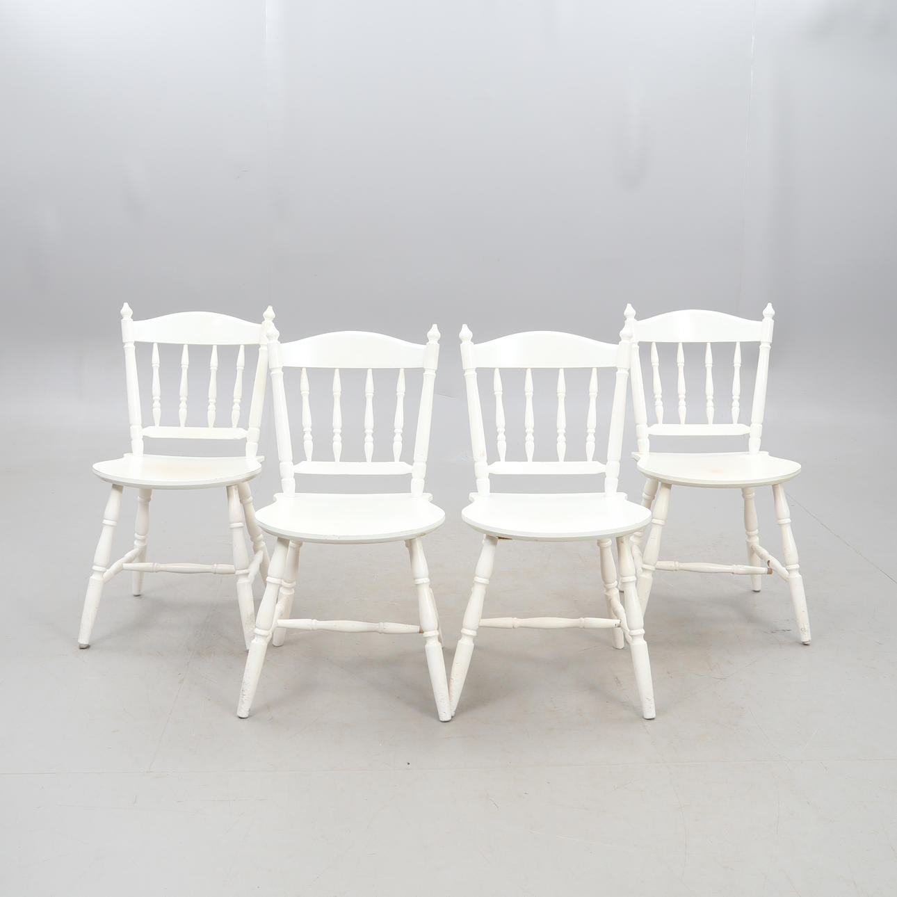 PEDESTALS, four pieces.