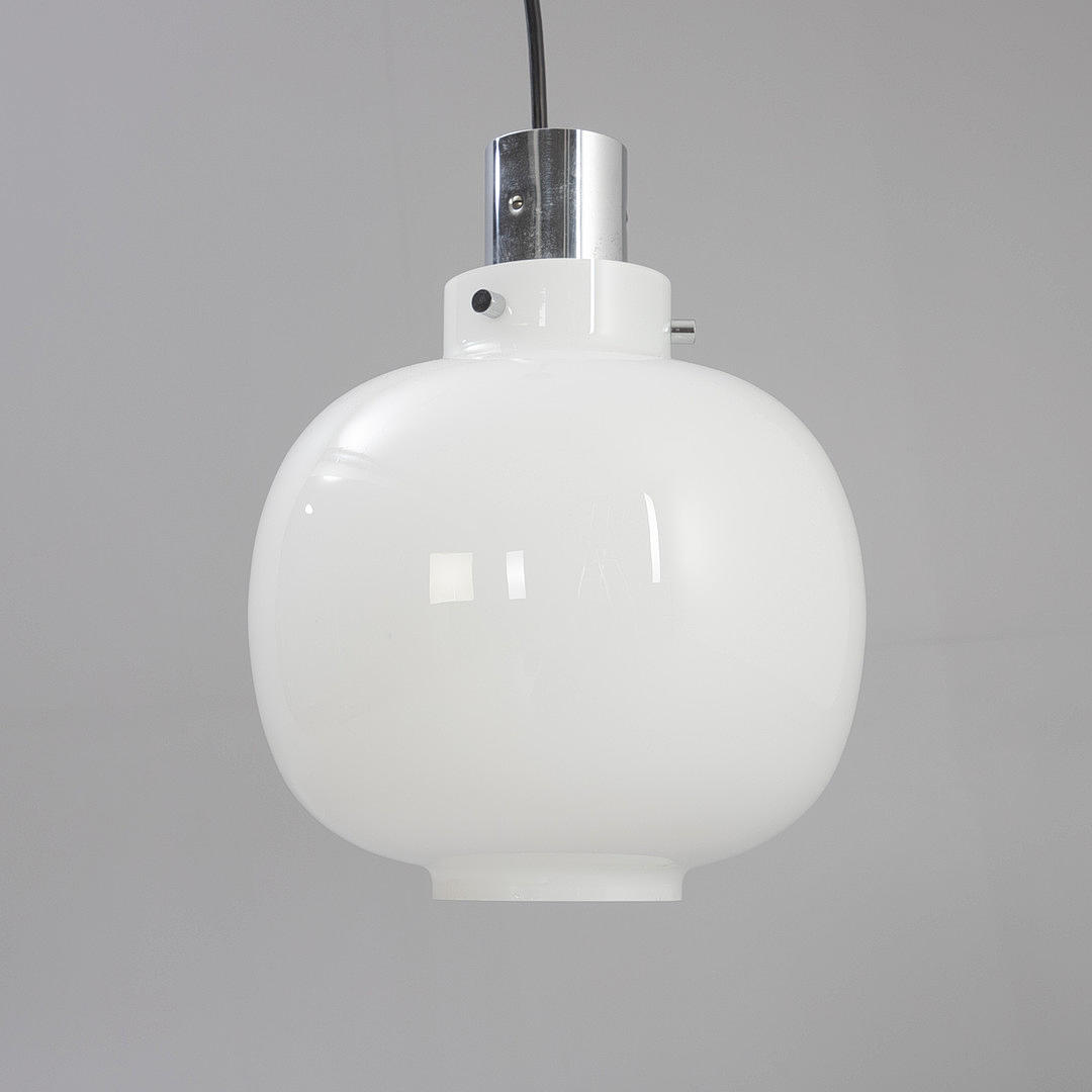 Glashütte Limburg, pendel med glaskugle, 1970'erne.