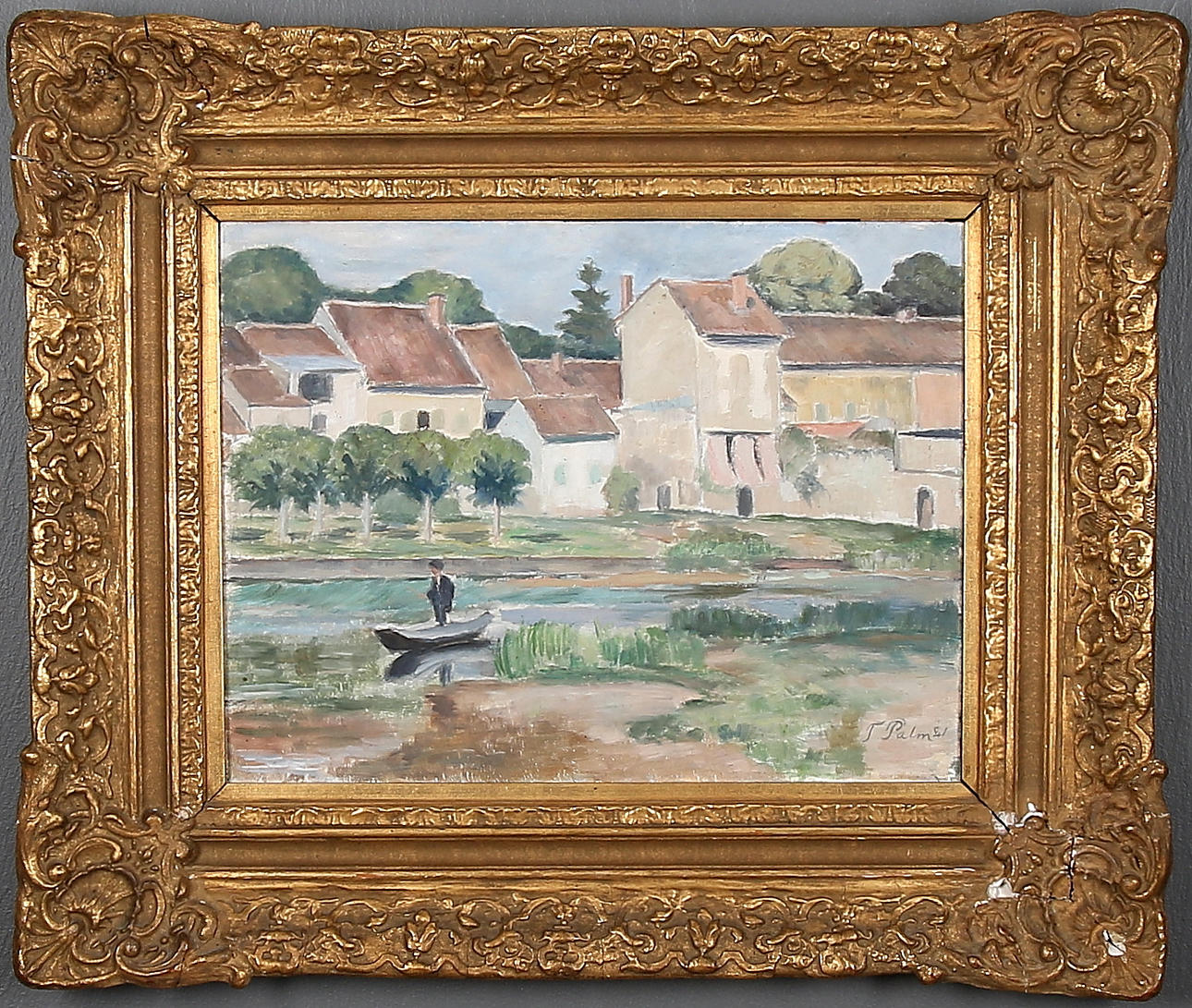 TORSTEN PALM. Oil on Board, signed and dated 1921.