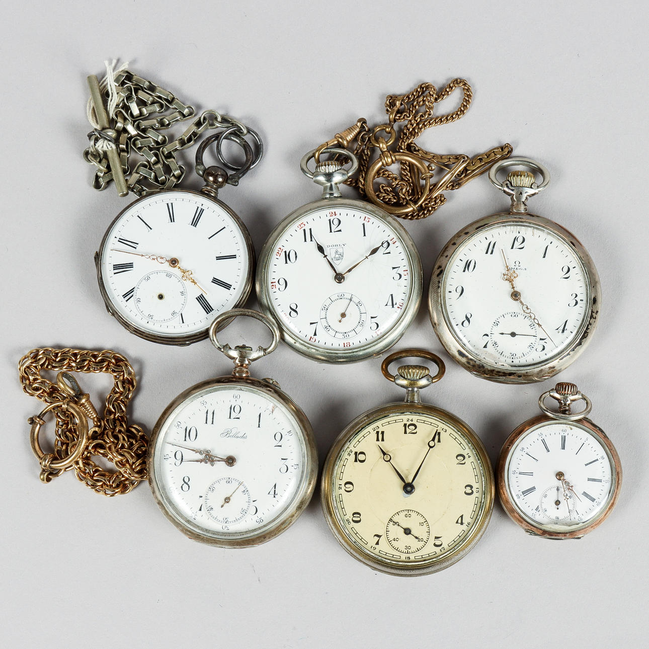 TASCHENUHR 6 Stück.