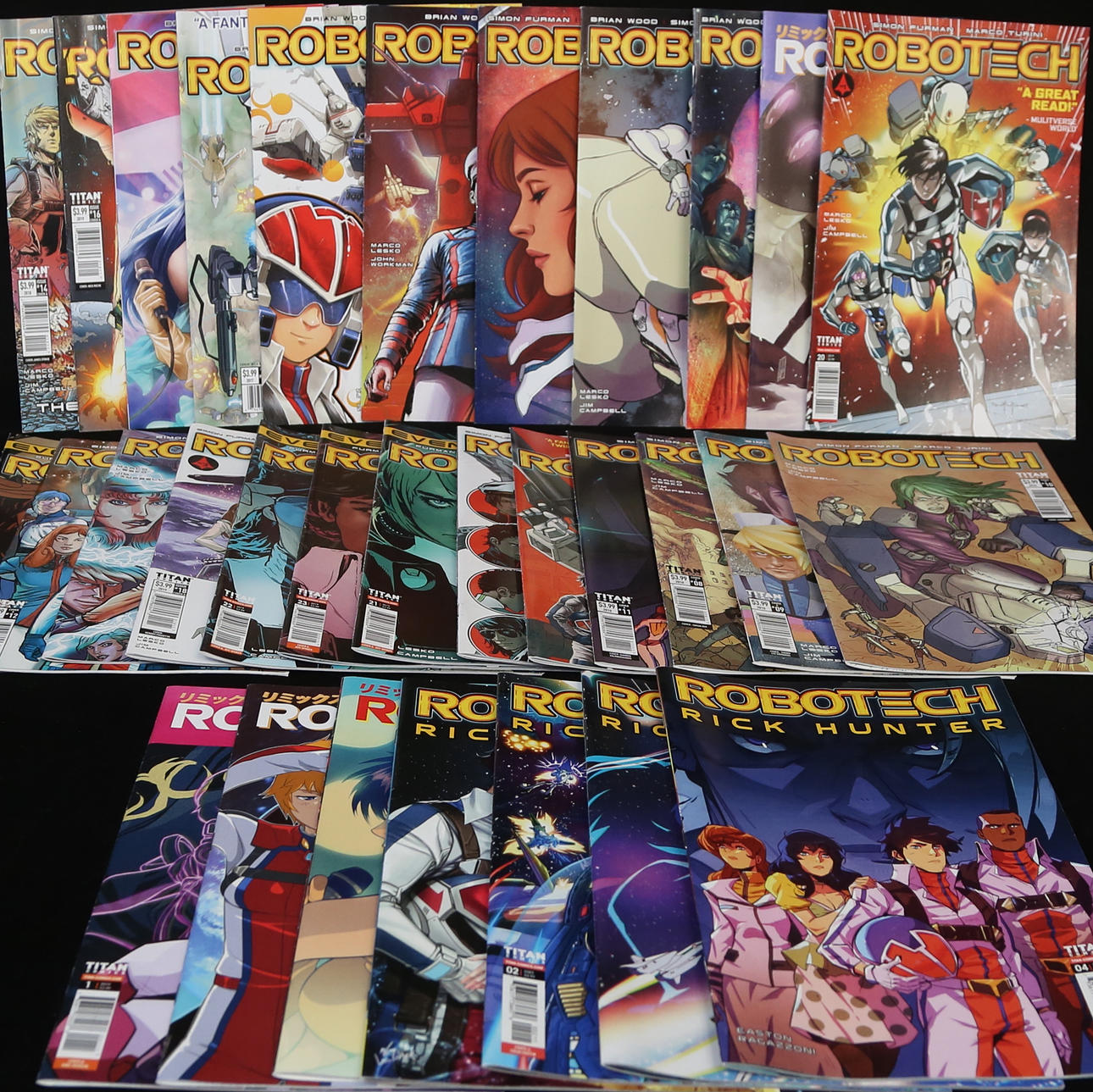 SERIETIDNINGAR, 32 st, Robotech, Robotech Remix.