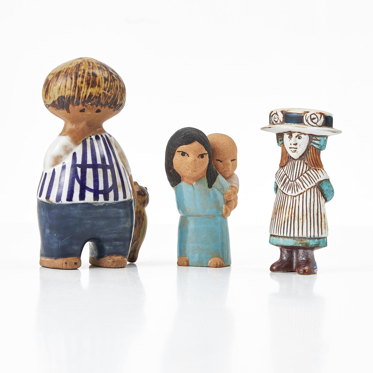 LISA LARSON. Figuriner, 3 st., Gustavsberg.