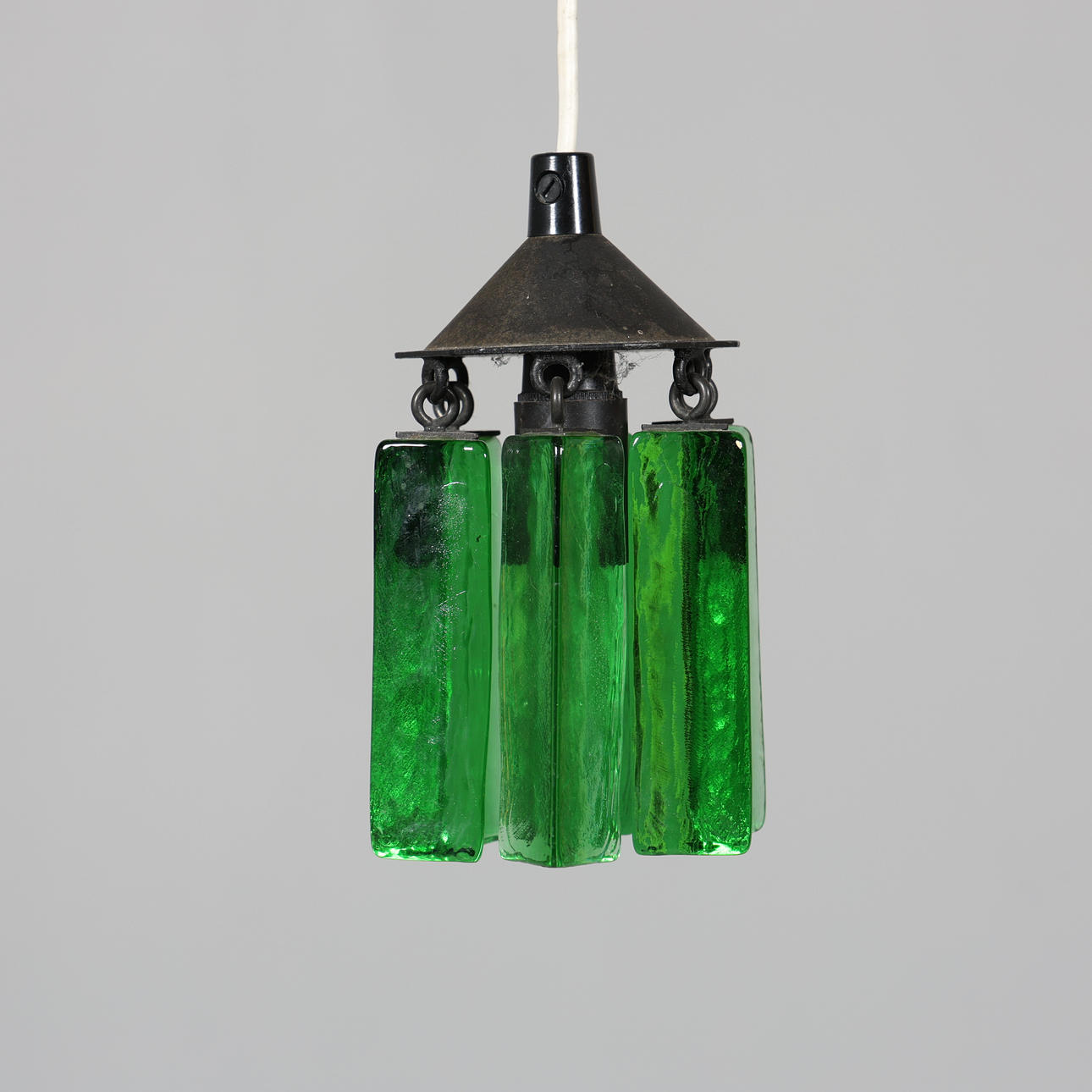 VINDUESLAMPE, metal og glas, Urshult.