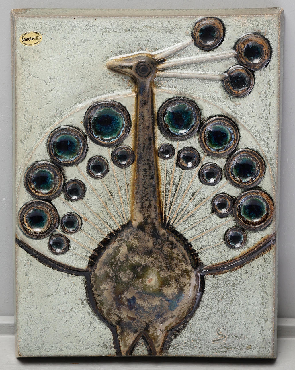 RELIEVE DE PARED. gres, Söholm, Bornholm.