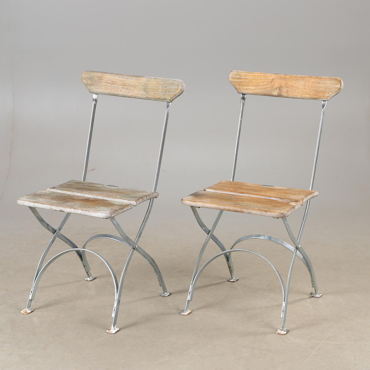 STOLE, 1 par, „Bryggarstole“, teak, Grythyttan.