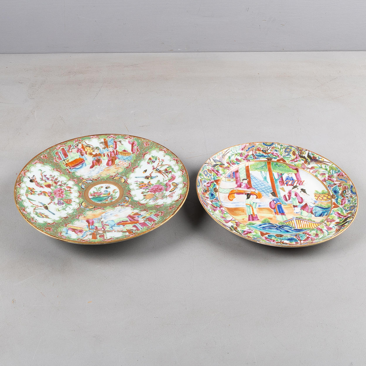 FAT, 2 Stück, Famille rose, China.