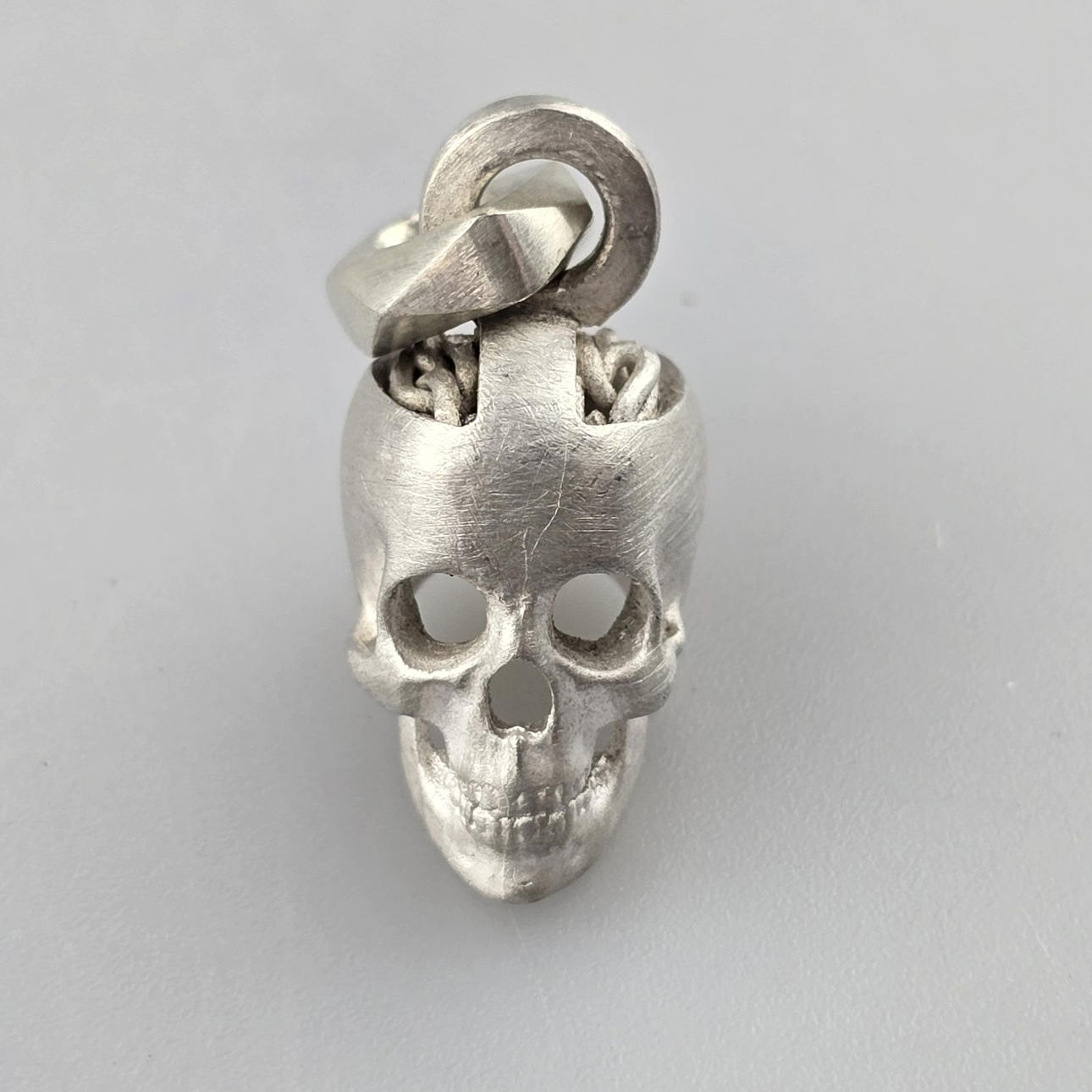 "Memento Mori", Totenkopf, 925 Silber.