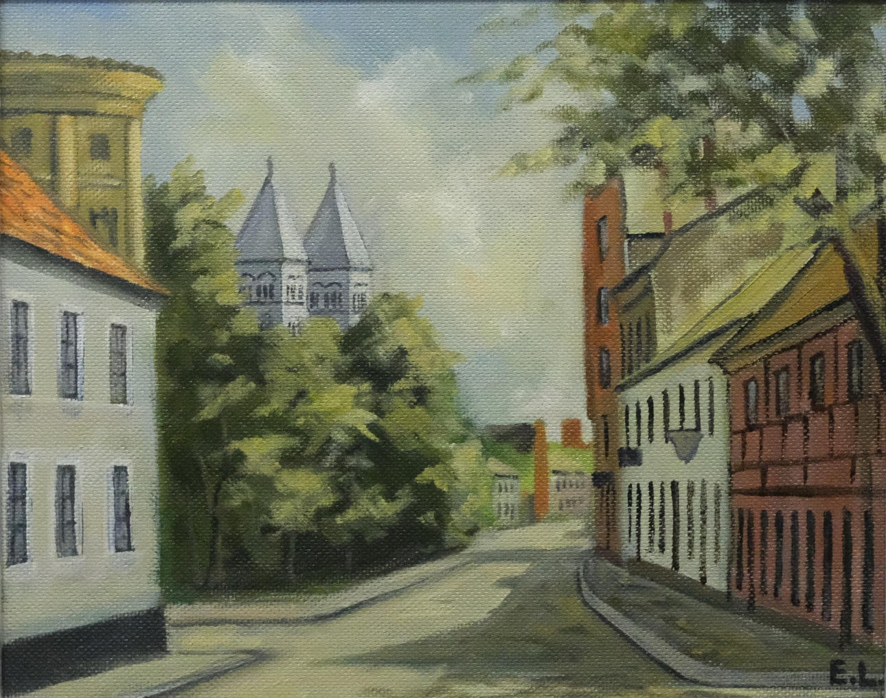 KARL-ERIK LUNDBERG. „LED“, KIRKOGATAN LUND.