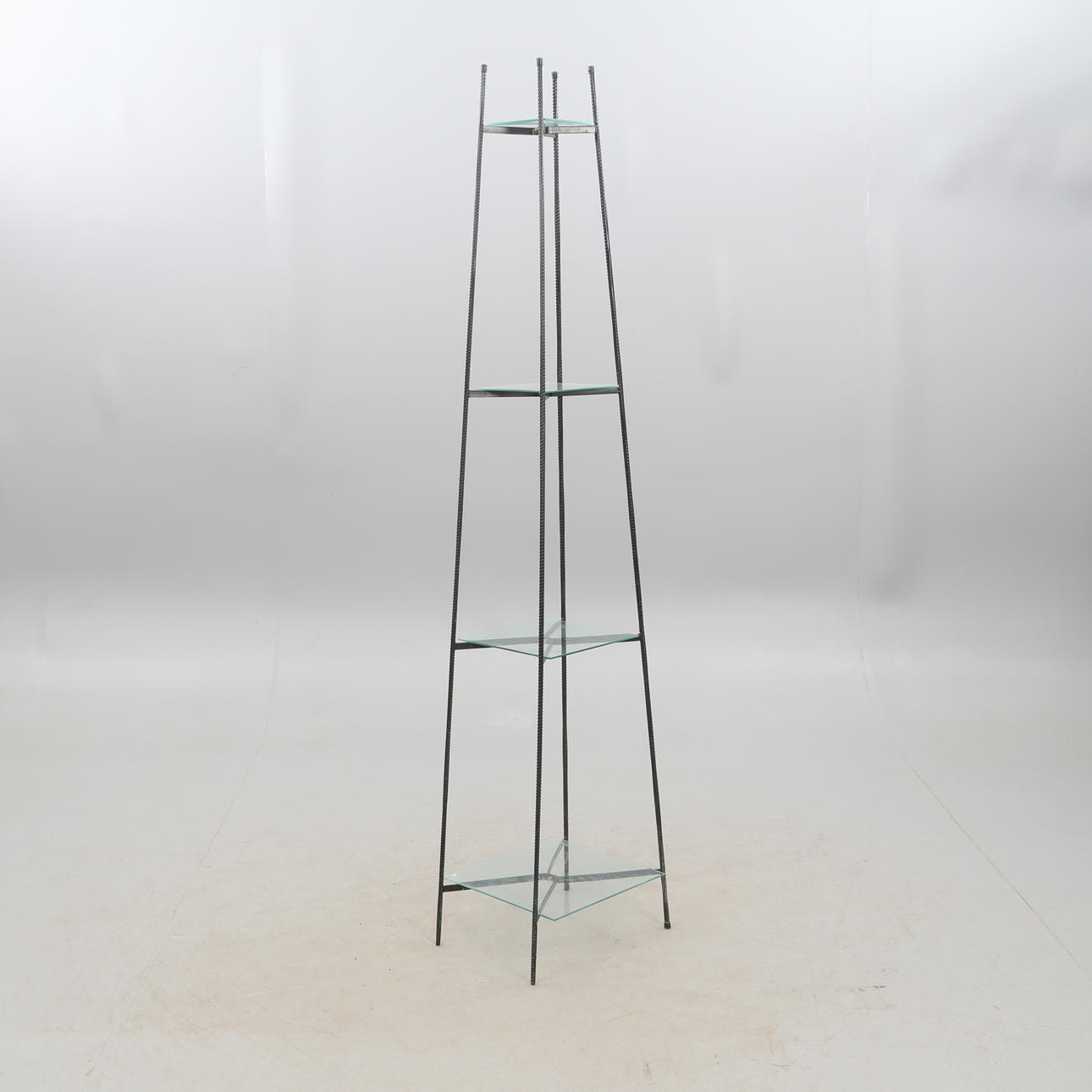 PIEDESTAL, smede/glashylder.