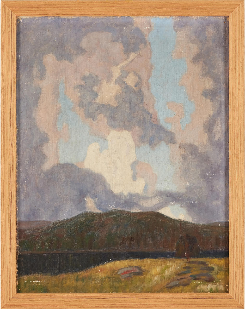 HILDING WERNER. Untitled, oil on canvas, unsigned.