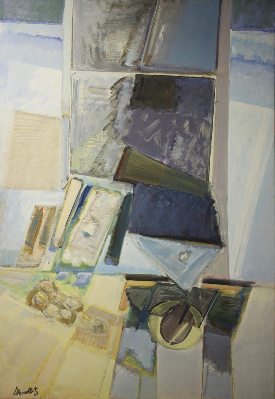 BRUNO MERBITZ, PROF. (1918 BERLIN 1997). Abstrakt sammansättning.