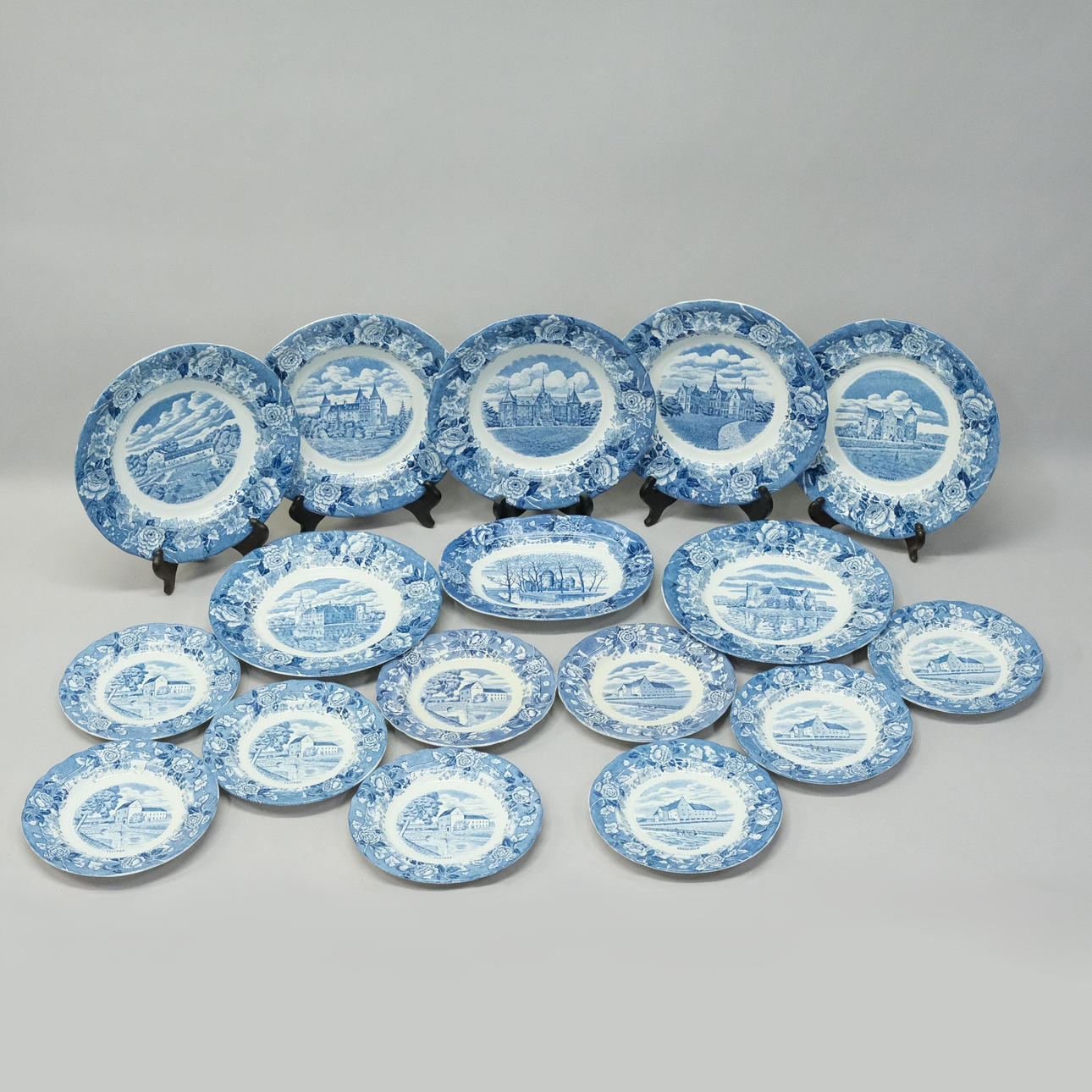 SERVISDELAR, 17 STYCKEN, "SKÅNE", RÖRSTRAND.