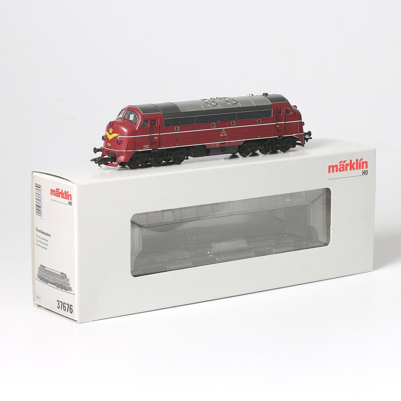 MÄRKLIN, H0, 37676, danskt diesellok My 1100, i originalkartong.