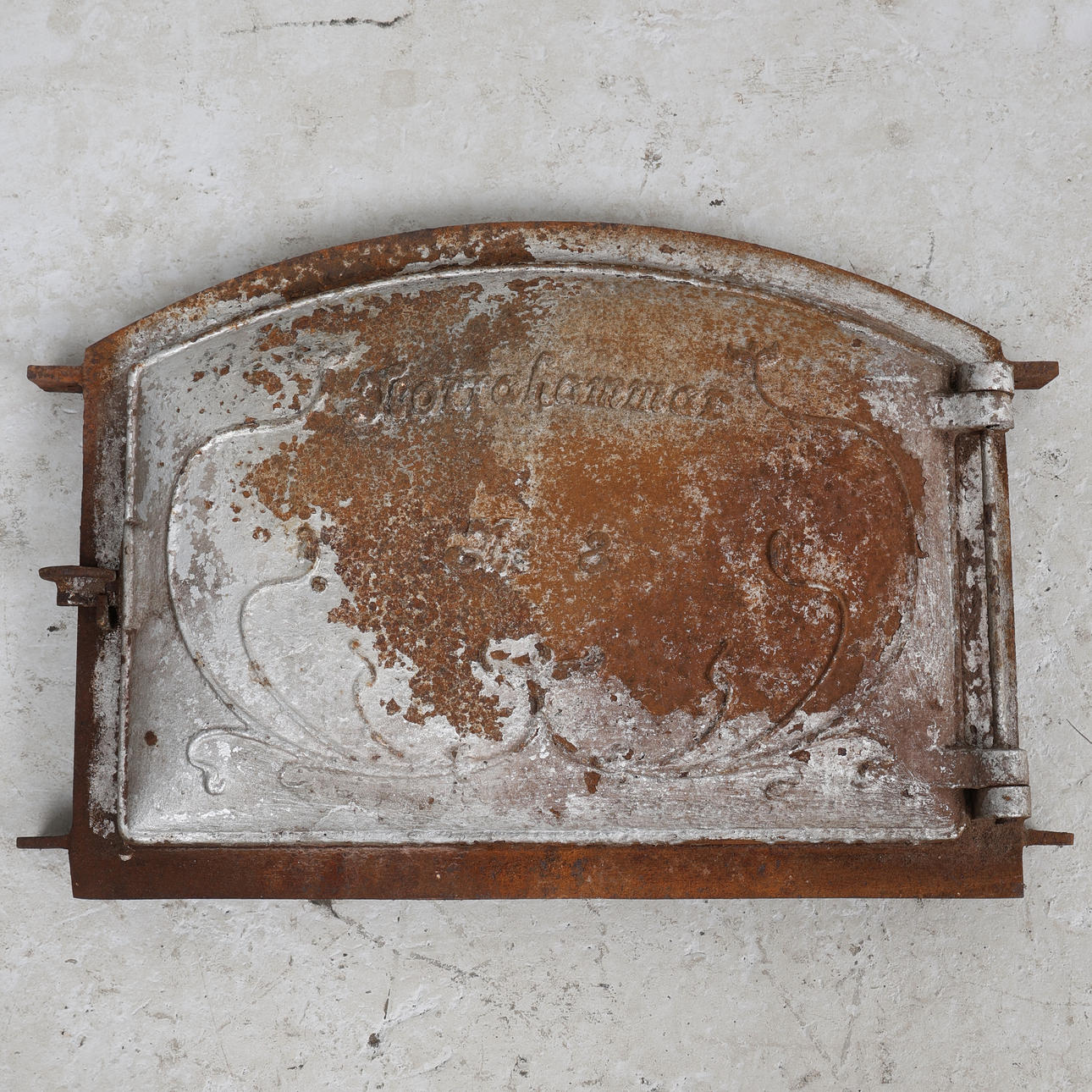 BAKUGNSLUCKA, gjutjärn, Norrahammars Bruk No 8.