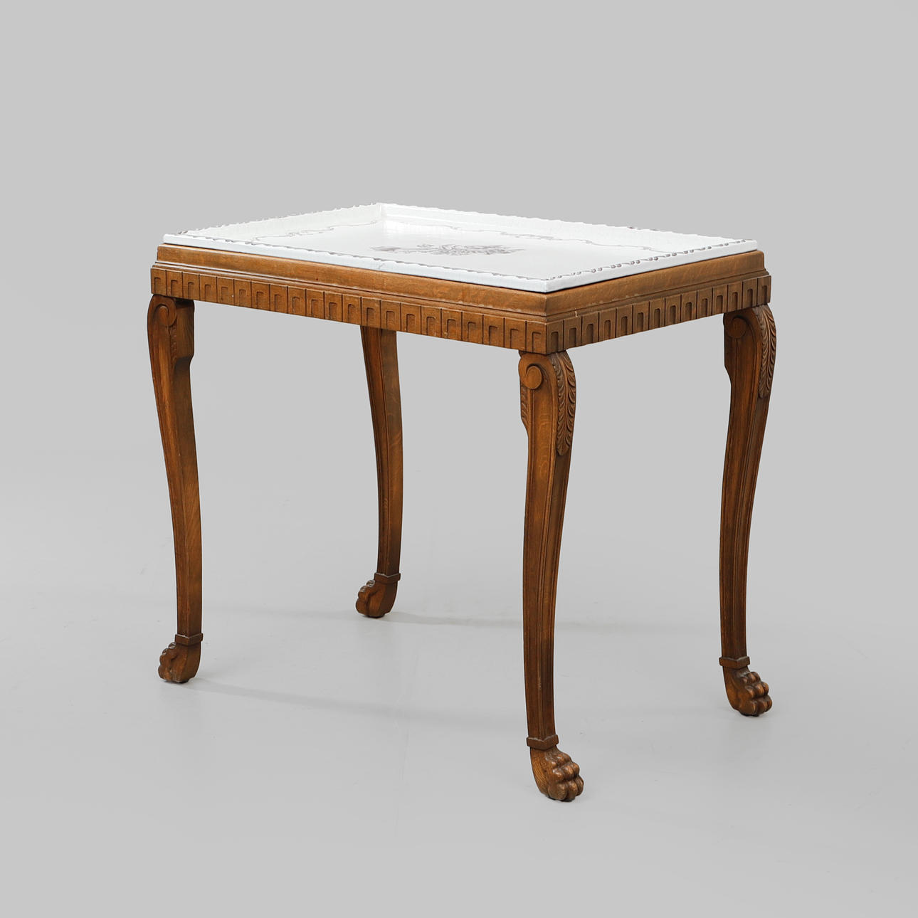 TRAY TABLE, Rococo style, Upsala Ekeby.