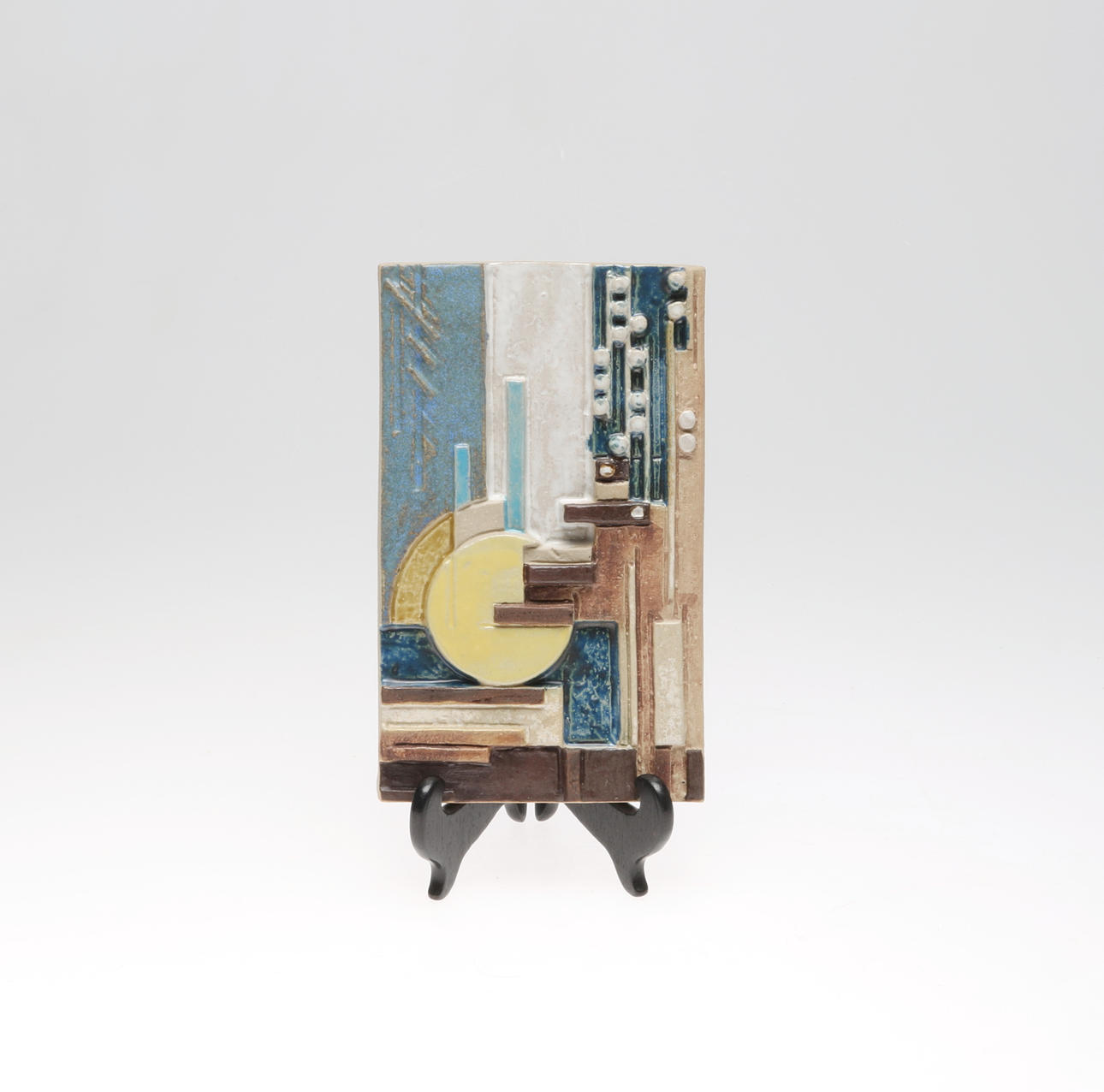 VÄGGRELIEF, stengods, Stig Carlsson, Jie, 1900-tal.