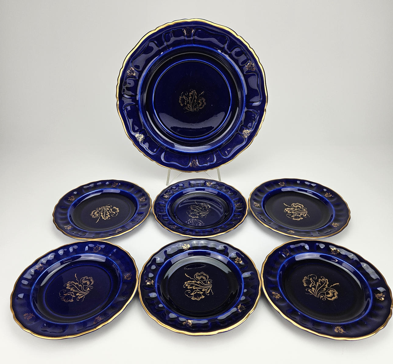 A 7-piece ceramic fruit set, Rörstrand.