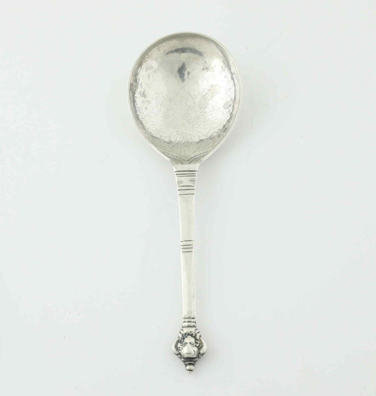 JOHAN WICKMAN. Schnapslöffel, Silber, Hudiksvall, 1758.