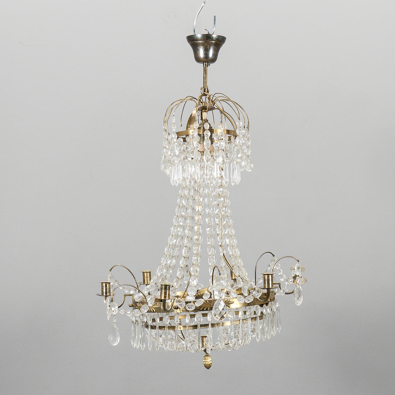 CHANDELIER Empire style 20th century.