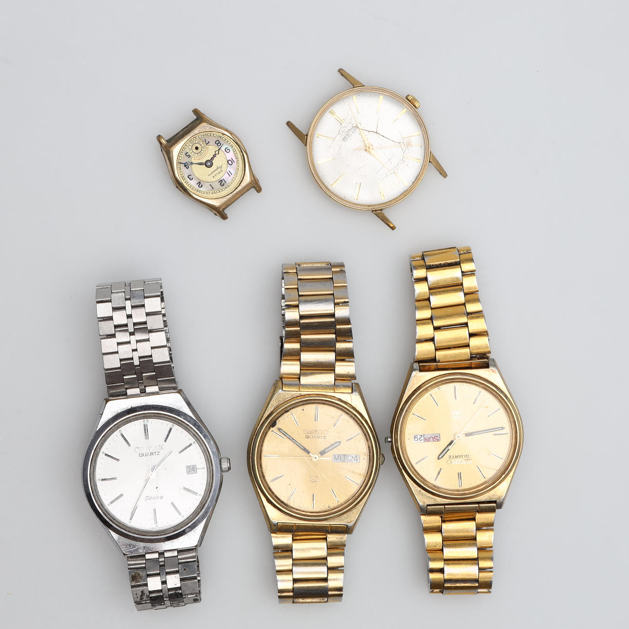 RELOJES DE PULSERA 5 piezas.