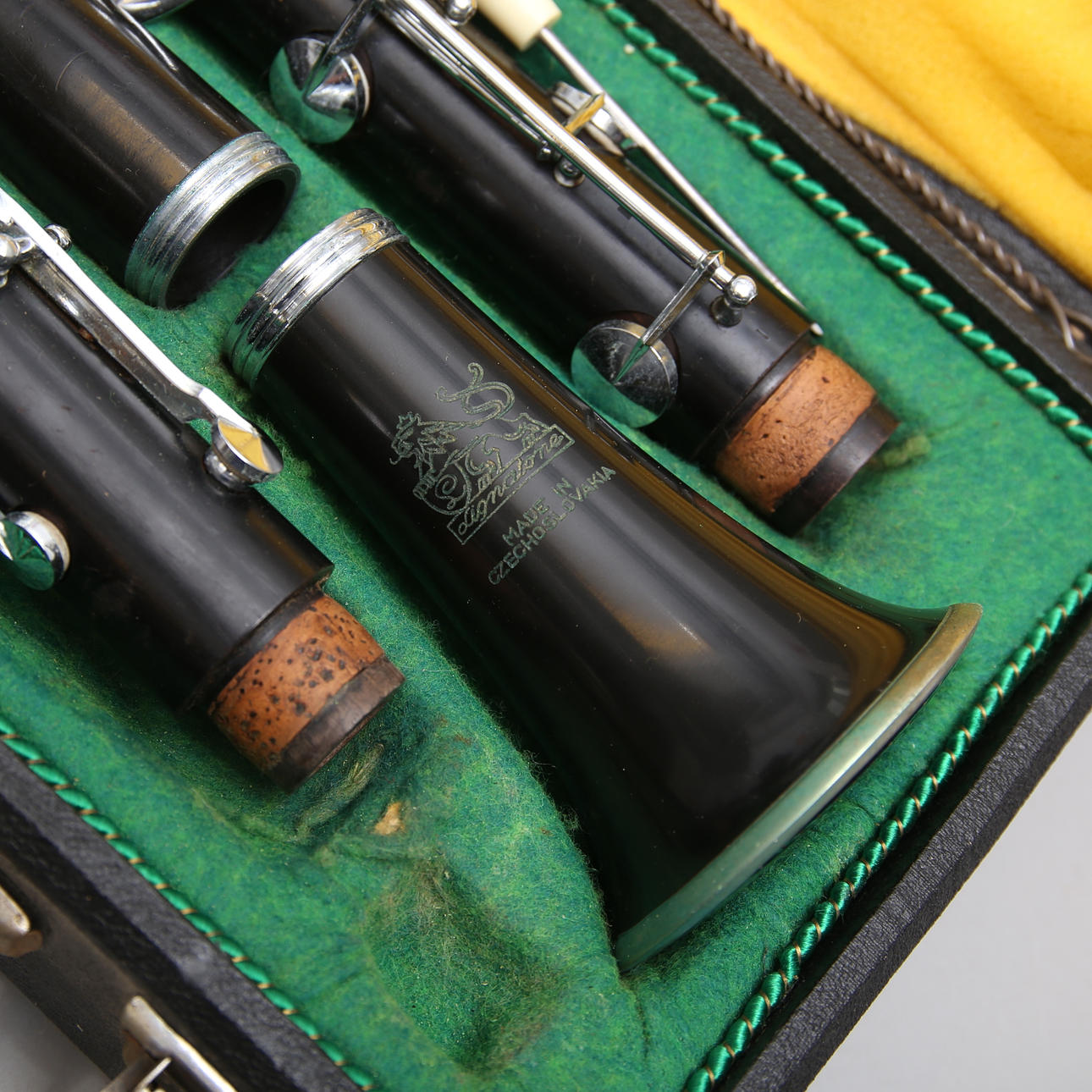 A clarinet in a bag, Lignatone, Czechoslovakia, 20th century