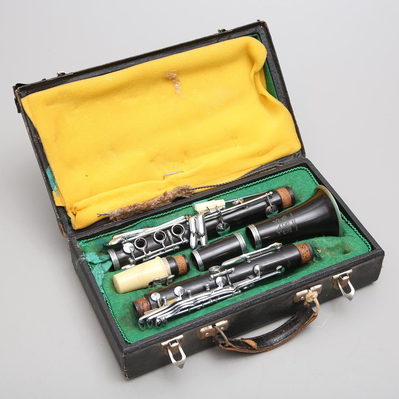 A clarinet in a bag, Lignatone, Czechoslovakia, 20th century