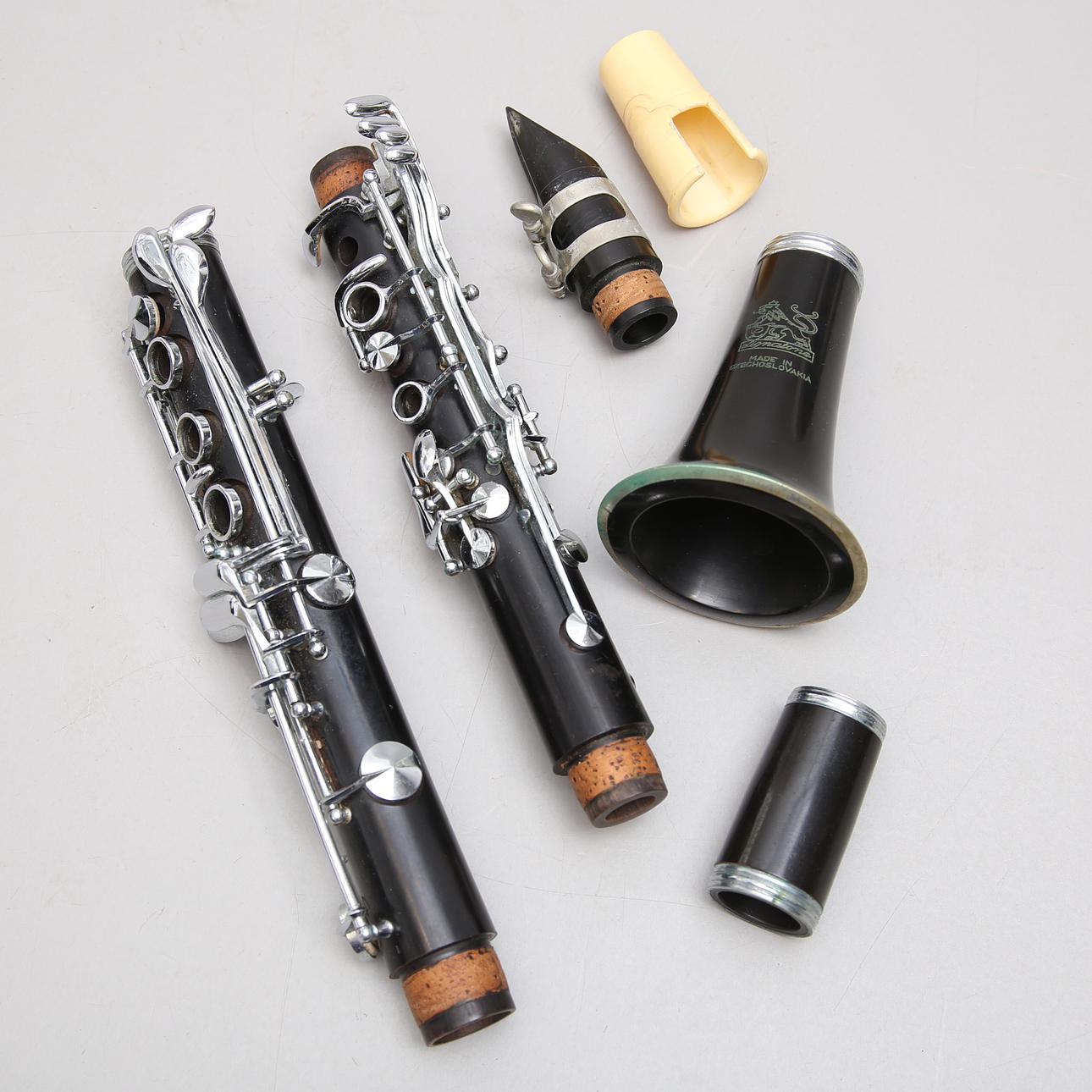 A clarinet in a bag, Lignatone, Czechoslovakia, 20th century