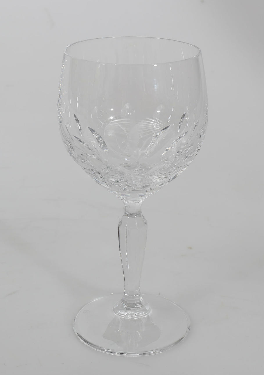 VINGLAS, kristall, 7 stycken, Kosta.