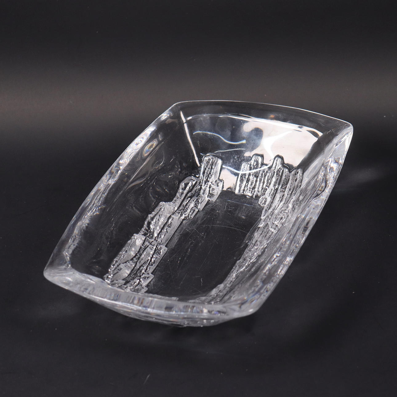 DAUM, Frankreich, Kristallschale, 1970er.