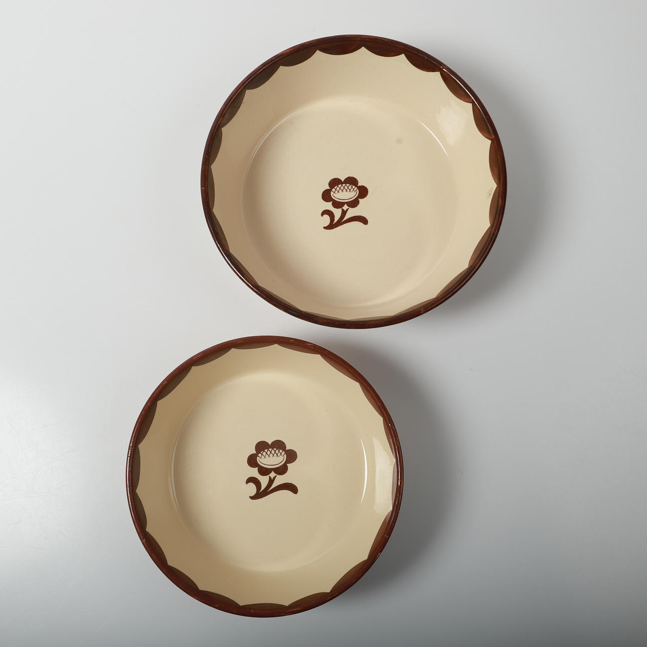 WILHELM KÅGE. Ugnsformar, 2 stycken, "Pyro", Gustavsberg.