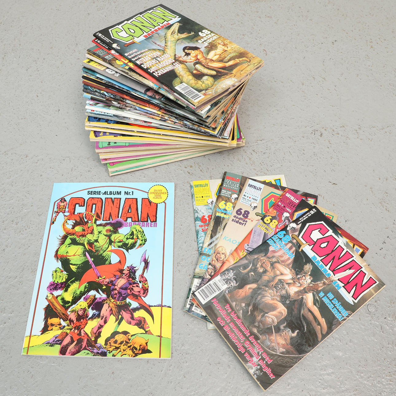CONAN DER BARBAR, 33 Comics, Marvel, 1973-1993.