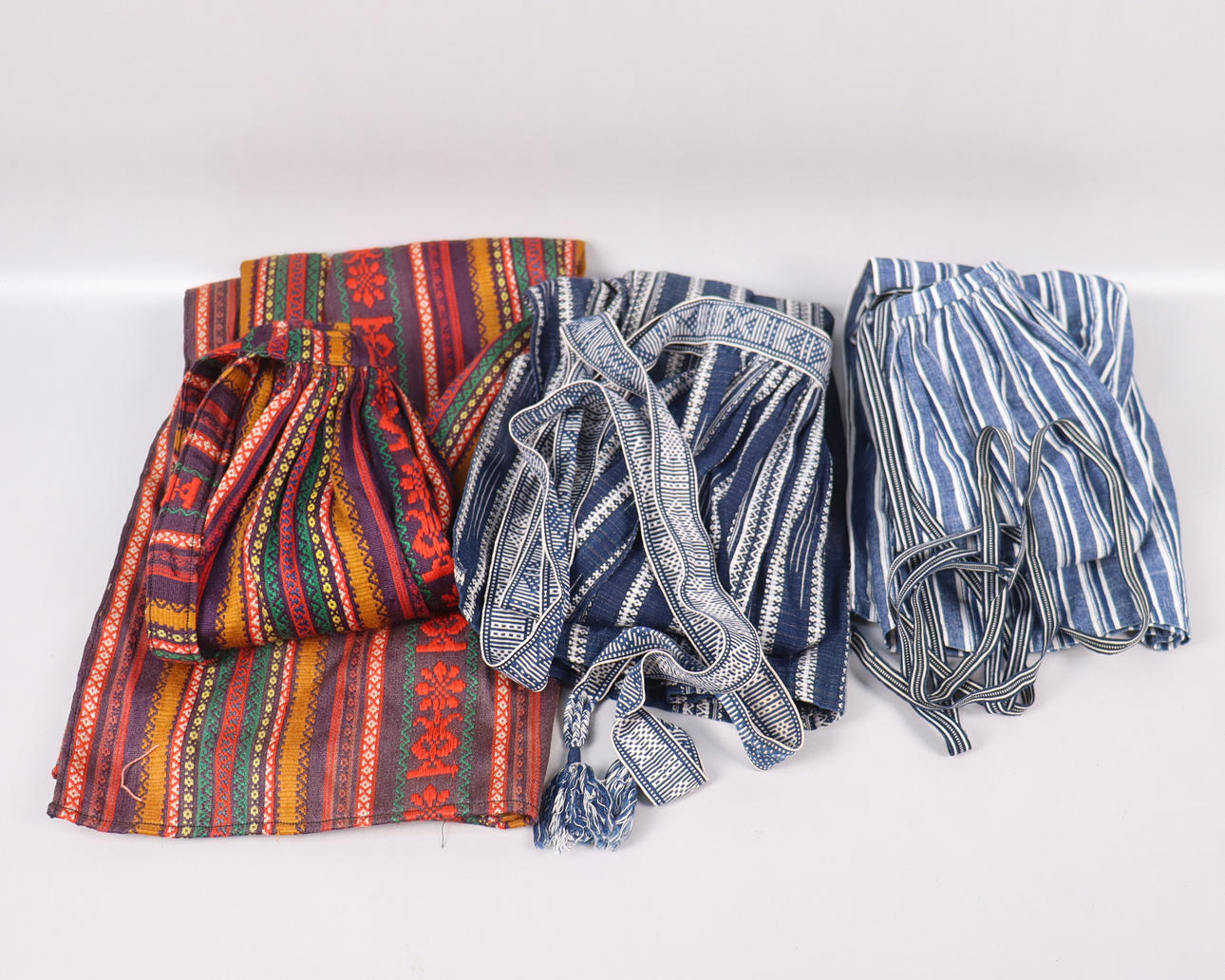 APRONS, for costume, 3pcs.