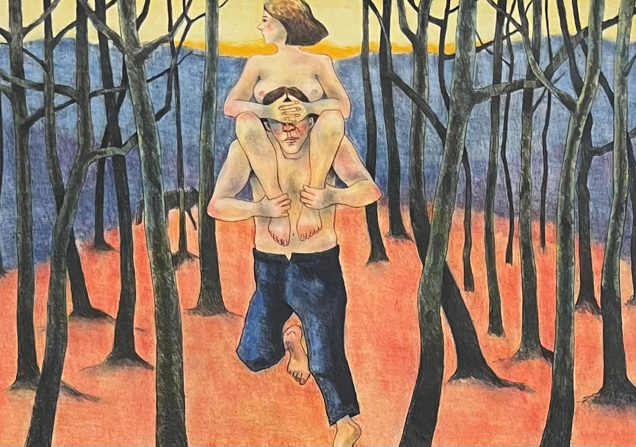 JUSSI TAIPALEENMÄKI. “Marcuse's Forest”. Lithograph in colours, signed and numbered 131/260.